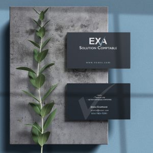 Logo et carte d'affaire sur mesure