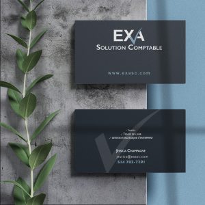 Logo et carte d'affaire sur mesure