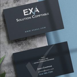 Logo et carte d'affaire sur mesure
