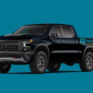 Lettrage de camion de type Ford F-150 pour la construction.