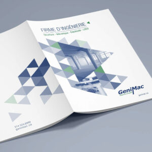 Brochure catalogue pour une firme d'ingénierie