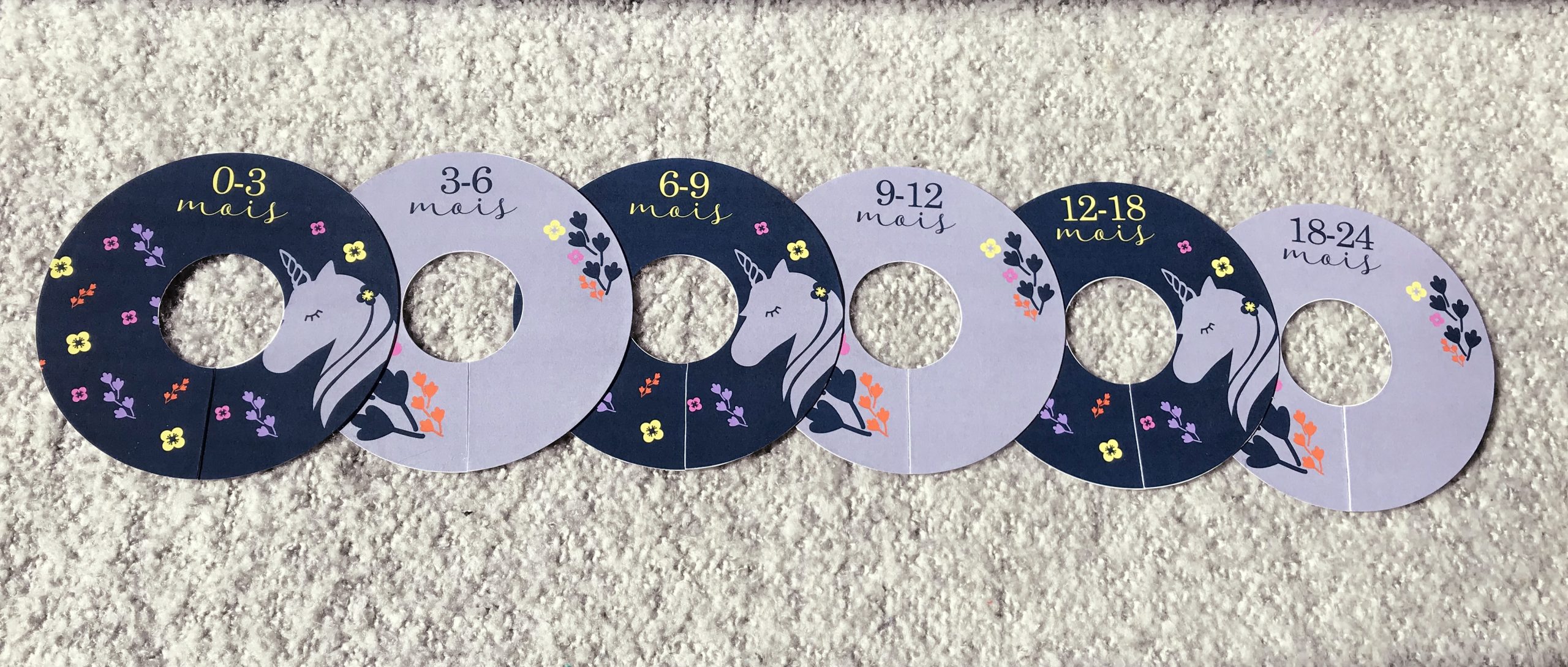 Séparateur penderie licorne