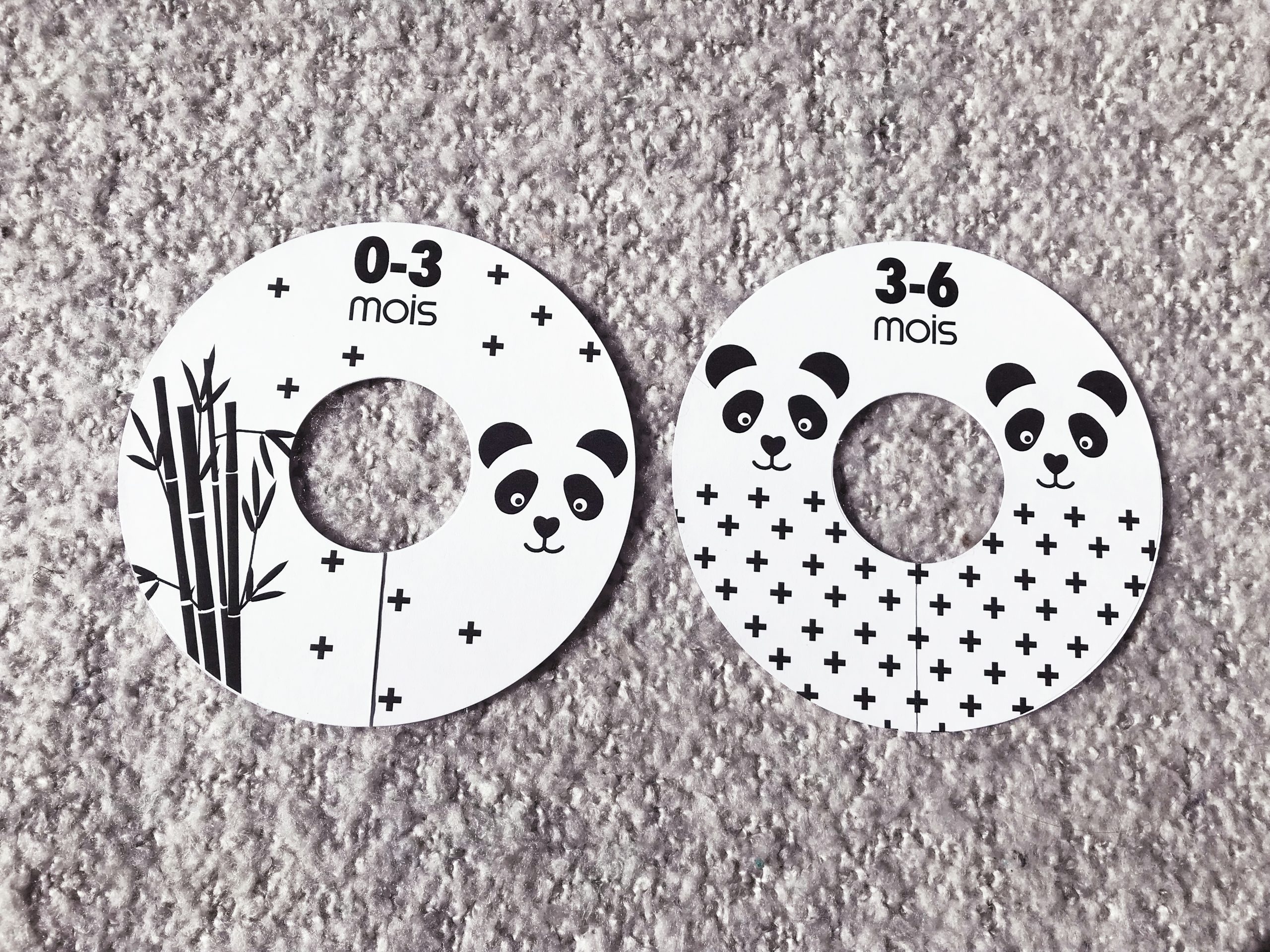 Séparateur garde-robe panda