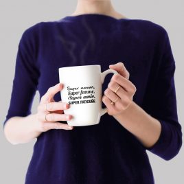 Autocollant pour tasse super amie