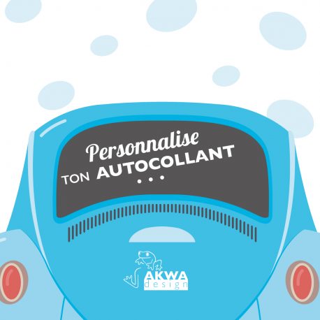 Autocollant voiture personnalisé