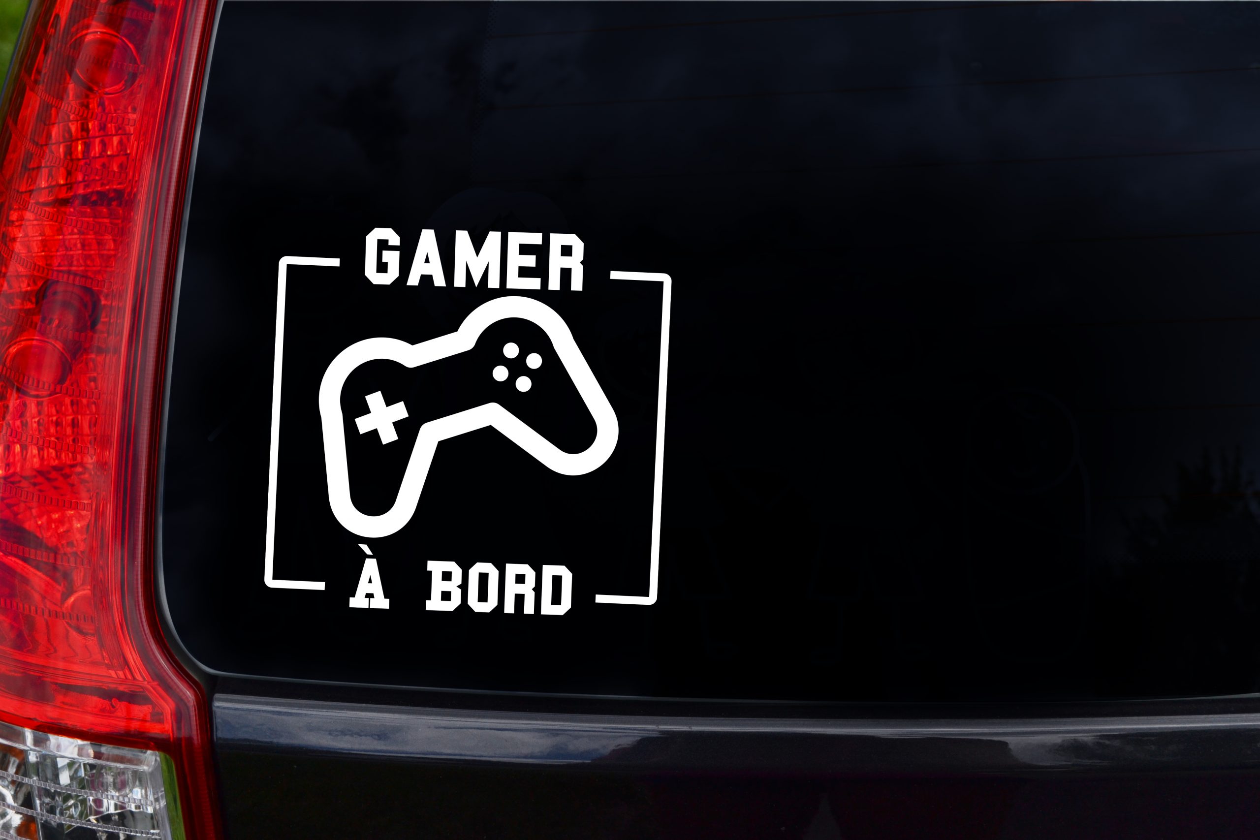 Autocollant pour voiture gamer à bord