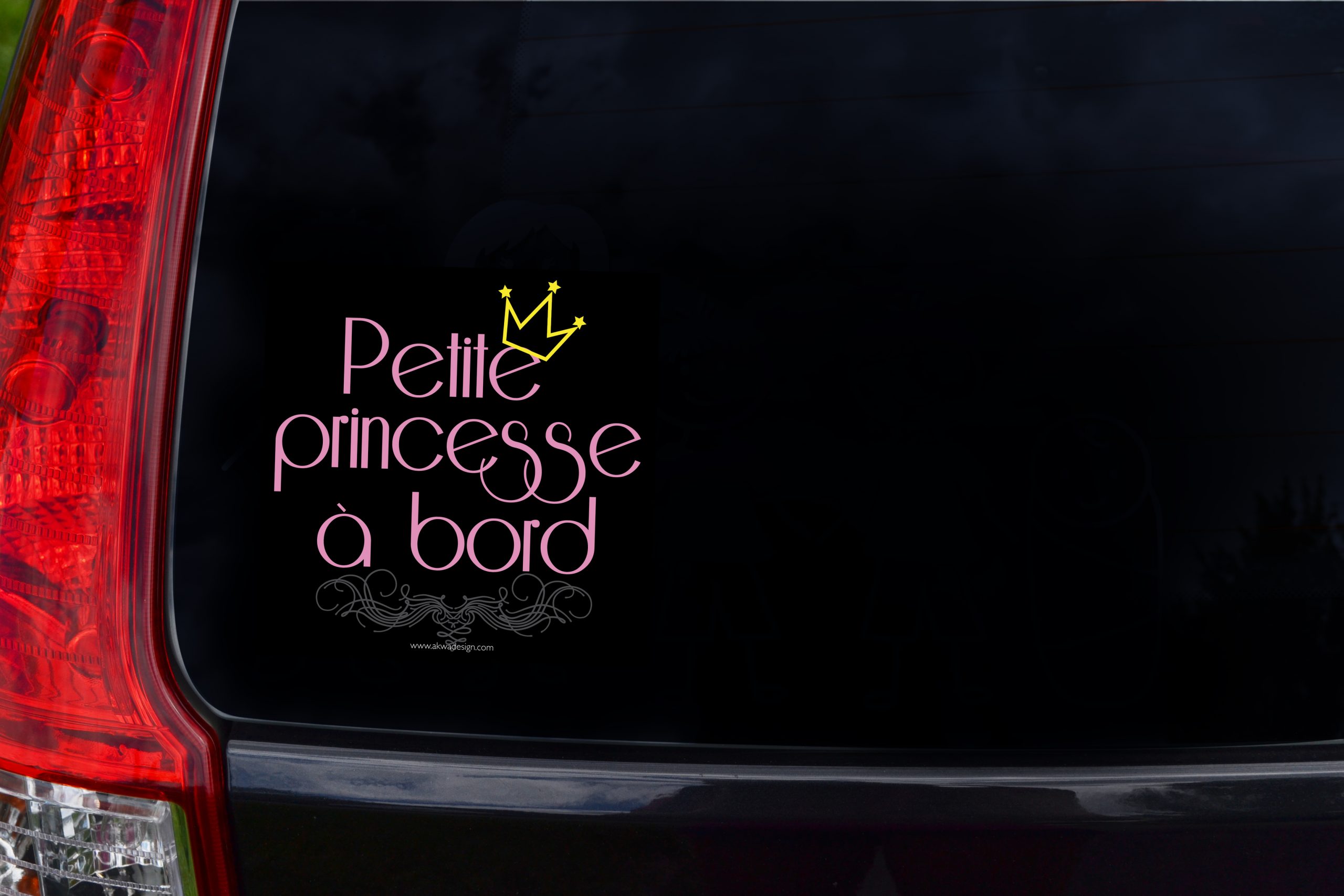 Princess MYA à bord signe De Voiture Personnalisé Fille Enfant Cadeau 001 