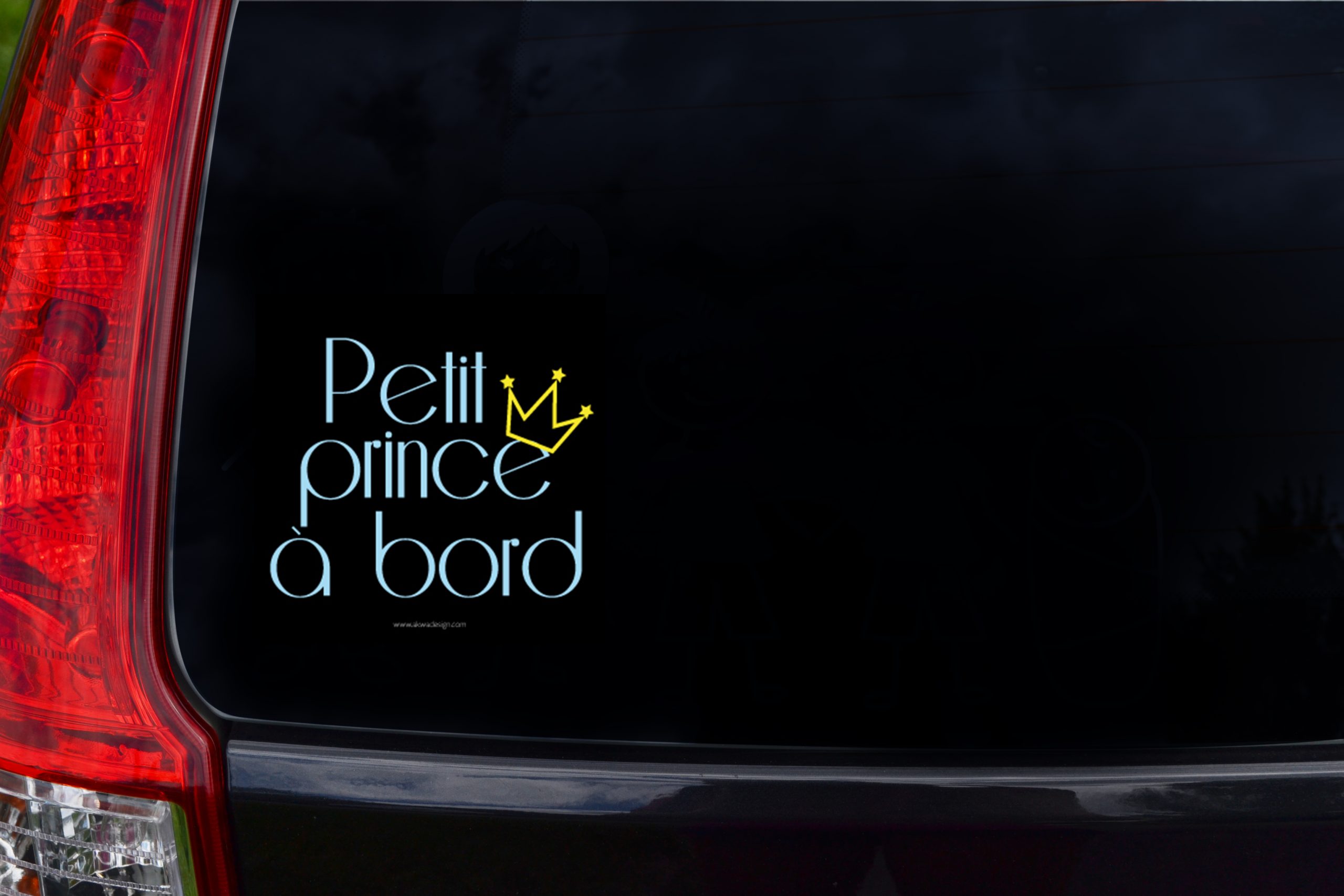 Autocollant bébé à bord petit prince à bord