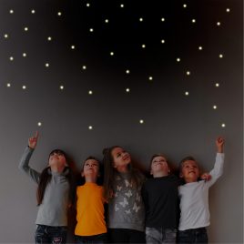 Autocollants muraux étoiles phosphorescentes glow in the dark
