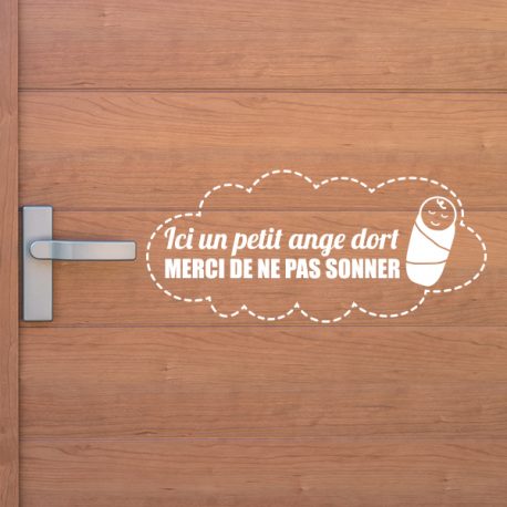 Autocollant ne pas sonner