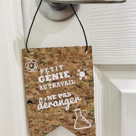 Petit génie au travail ne pas déranger