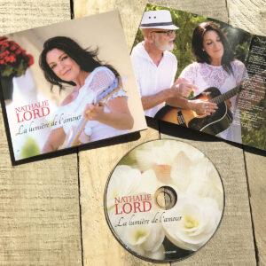 Pochette de CD digipack, CD et livret