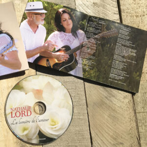 Pochette de CD digipack, CD et livret