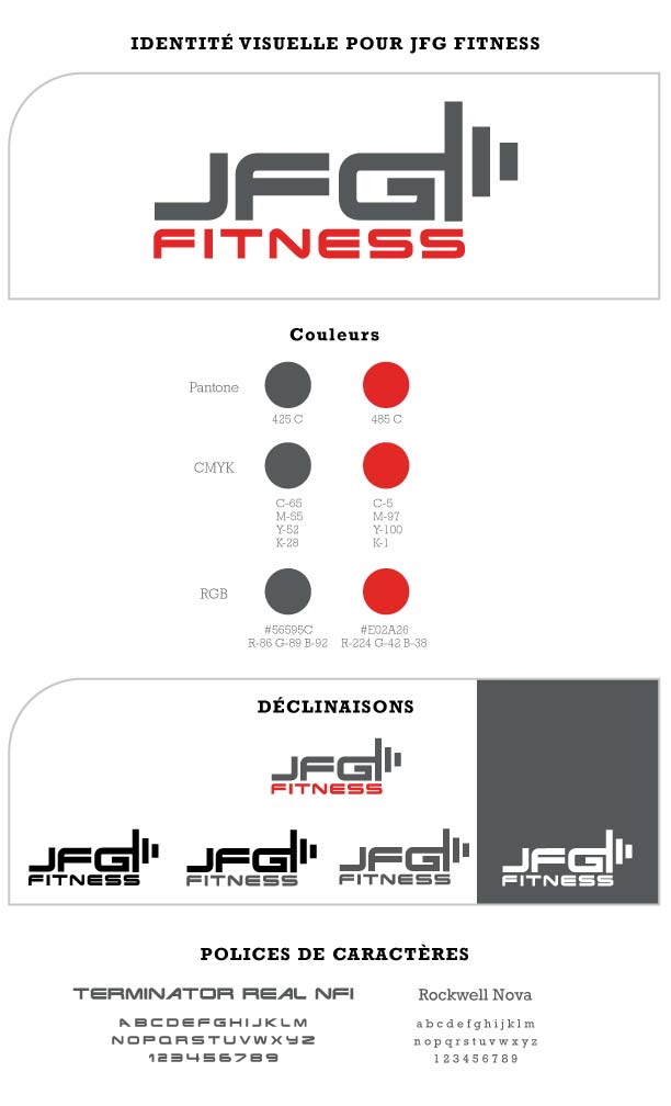 Planche de branding poru jfg fitness