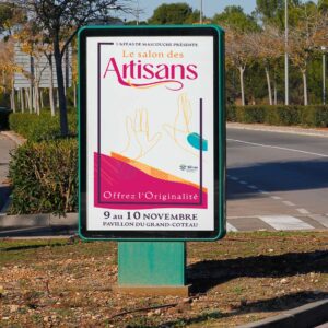Affiche grand format pour le salon des artisans de Afeas Mascouche