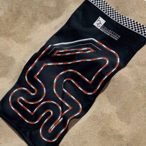 Serviette de plage piste de course