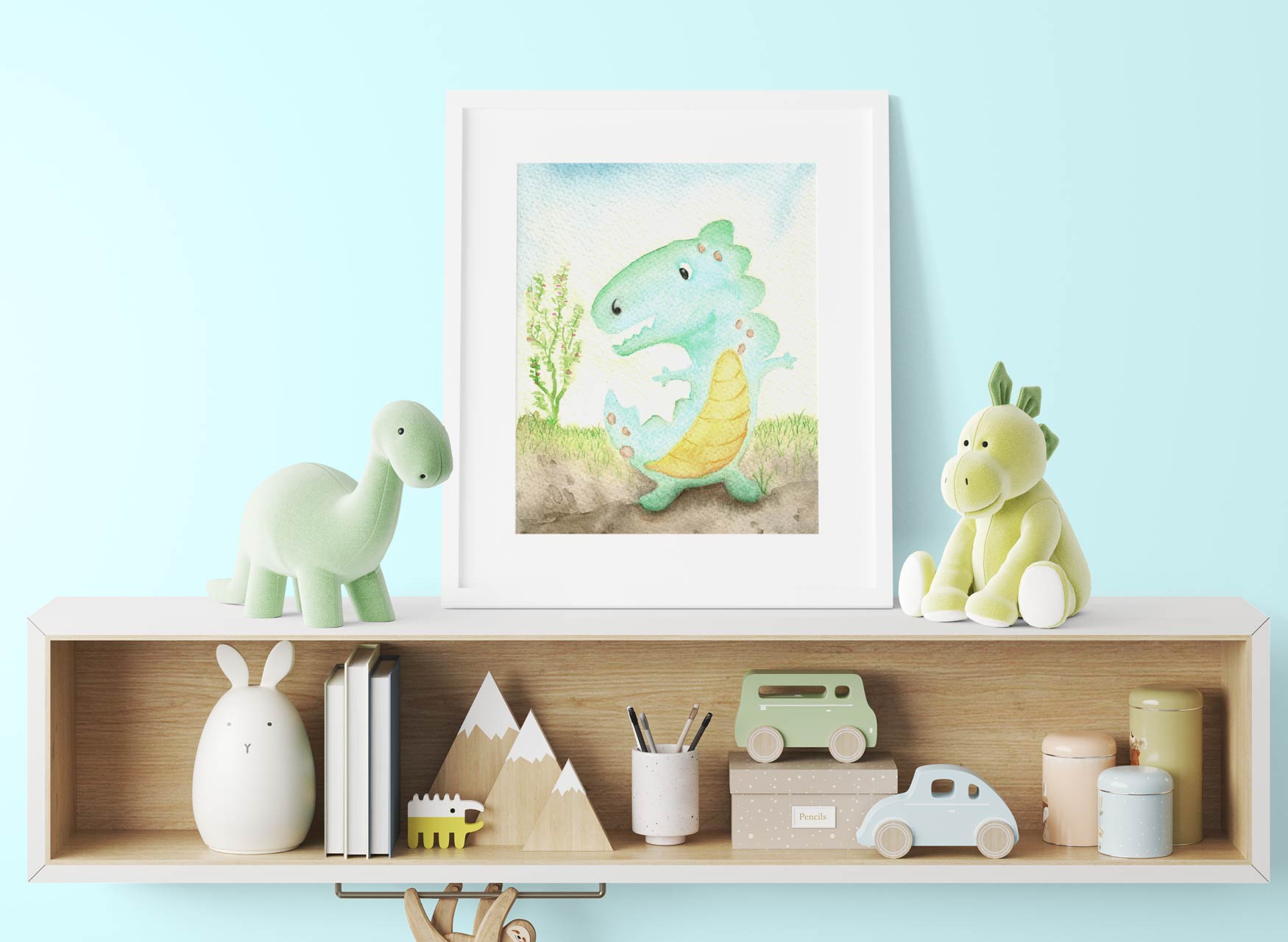 Illustration dinosaure