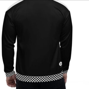 Blouson aviateur pour la collection Bertrand Godin de dos