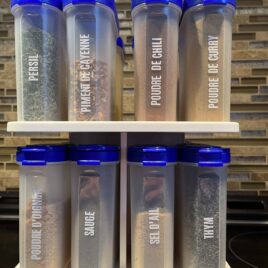 Étiquettes pour contenant d'épices Tupperware