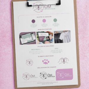 Mini charte graphique avec les normes graphiques de bases à respecter.