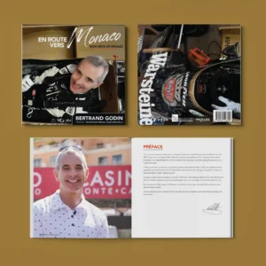 Graphisme d'édition, direction artistique et mise en page d'un album photos pour Bertrand Godin.
